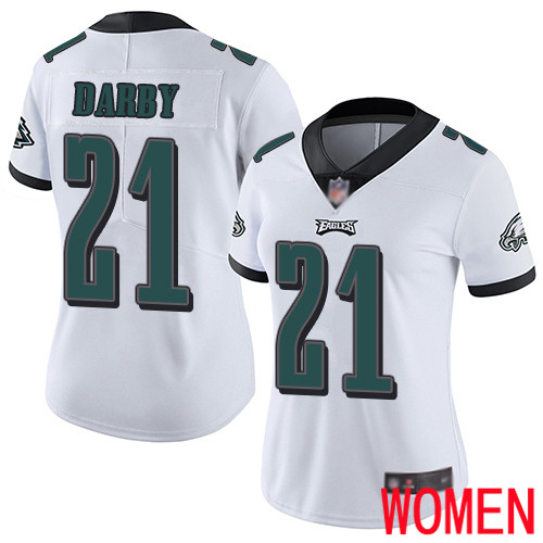 Women Philadelphia Eagles #21 Ronald Darby White Vapor Untouchable NFL Jersey Limited Player Football
